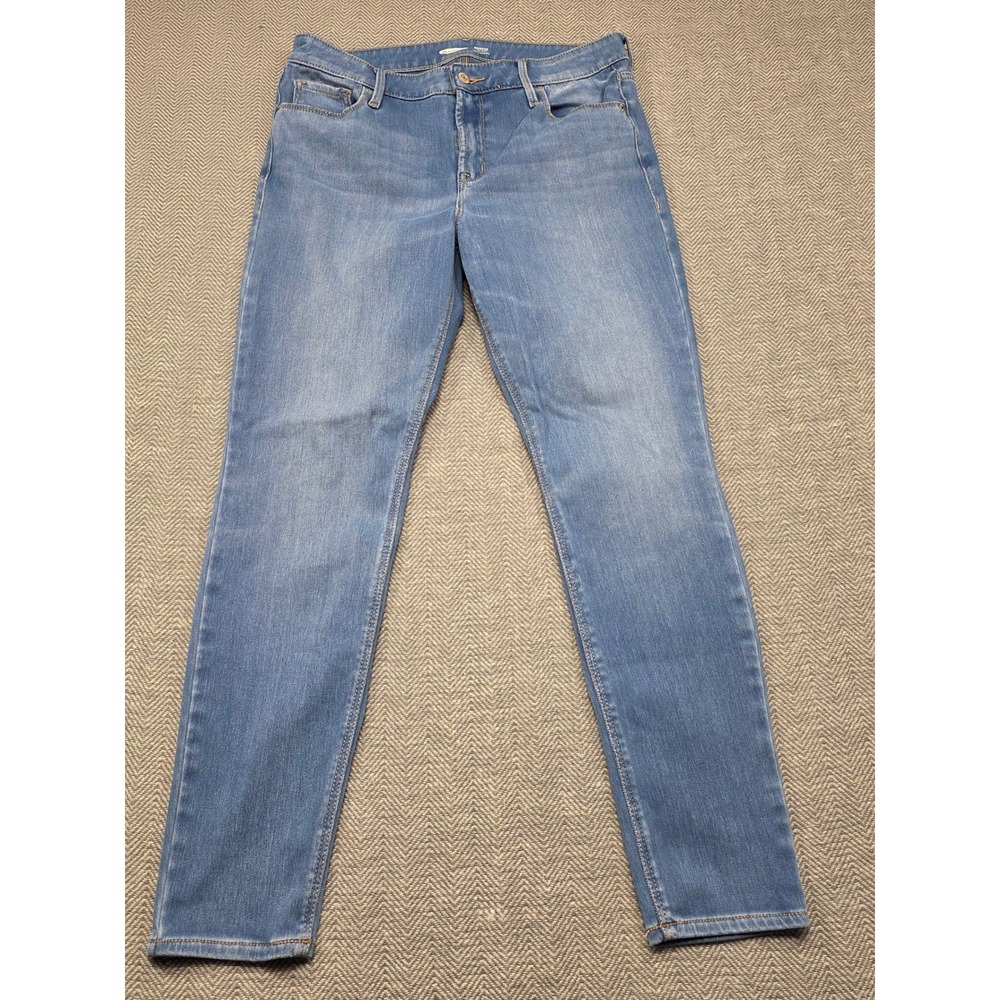 Old Navy Rockstar‎ Super Skinny High Rise 24/7 Sculpt Blue Jeans Womens 12